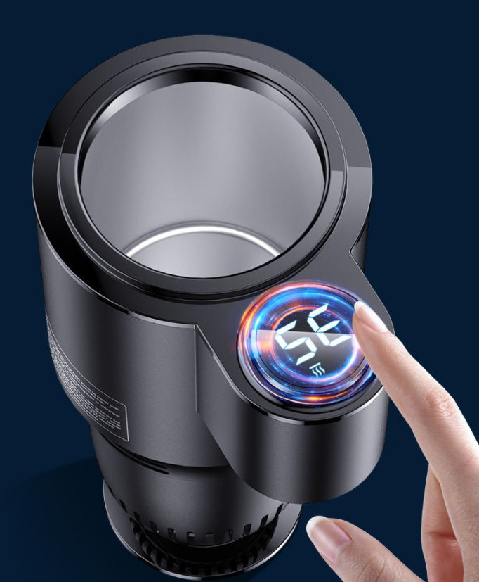 USAMS US-ZB160 Digital Display Smart Car Heating & Cooling Cup – Advanced Car Accessory for Temperature Control - Ajhiza  