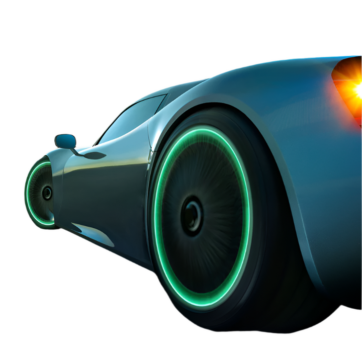 Car Luminous Tire Valve Cap(4 pcs set) - Ajhiza