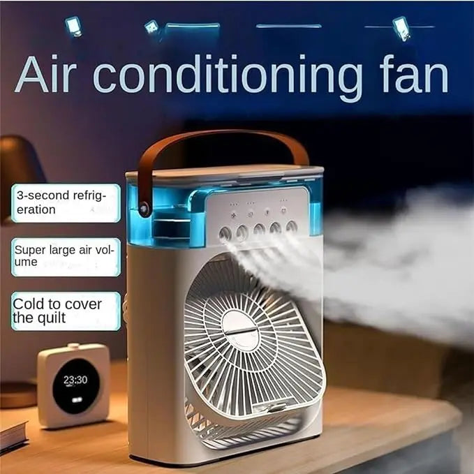 Cooling Fan With Ice   Ajhiza