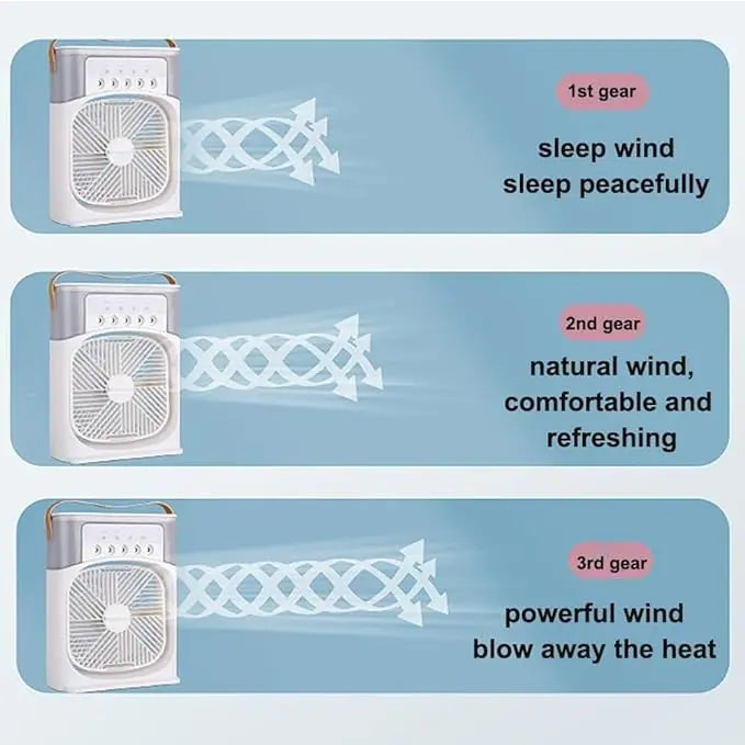 Cooling Fan With Ice   Ajhiza