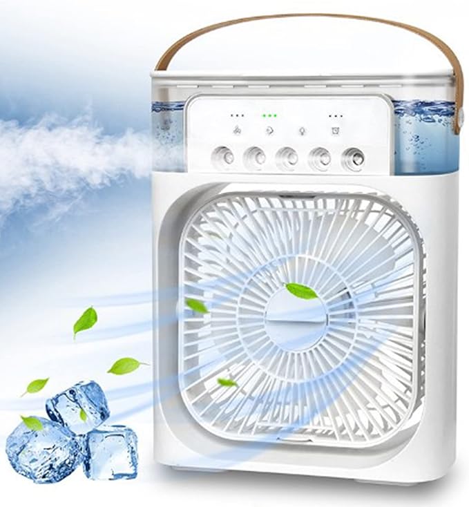 Cooling Fan With Ice   Ajhiza