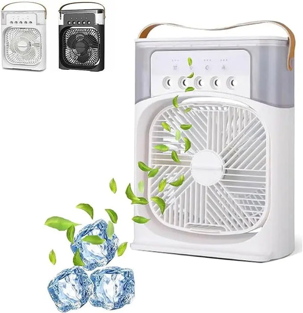 Cooling Fan With Ice   Ajhiza