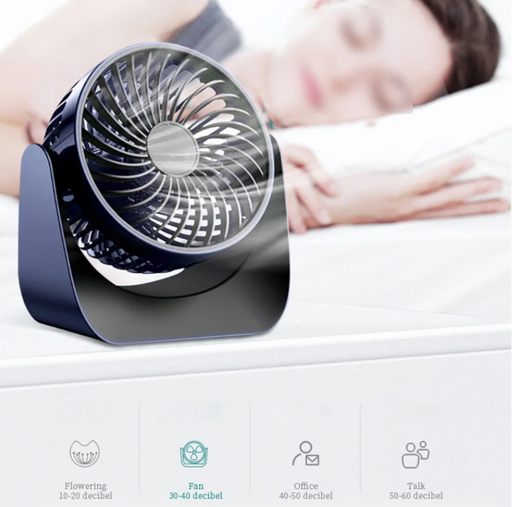 360° Rotate Desktop Fan   Ajhiza