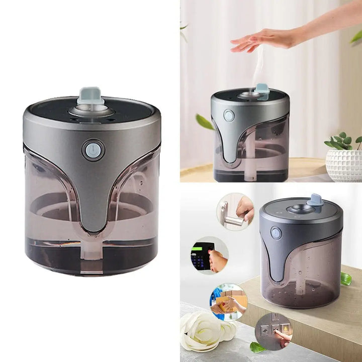 Auto Alcohol Dispenser Hands-Free Sanitizer Sprayer for Home & Family – Convenient & Hygienic Solution - Ajhiza  