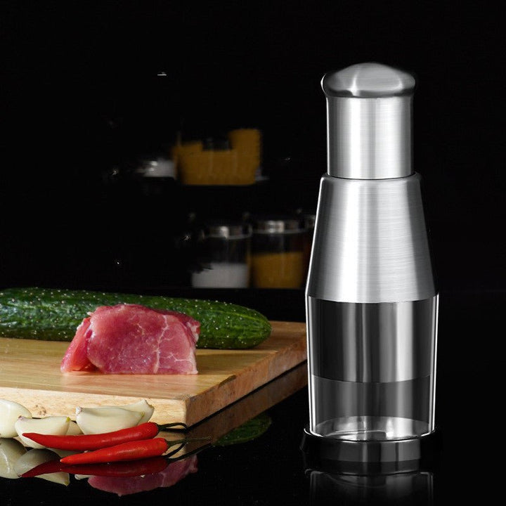 Garlic Crusher Onion Chopper Multipeler Vegetables Chopper Manual Garlic Press Machine Garlic Squeezer Kitchen Gadget - Ajhiza  