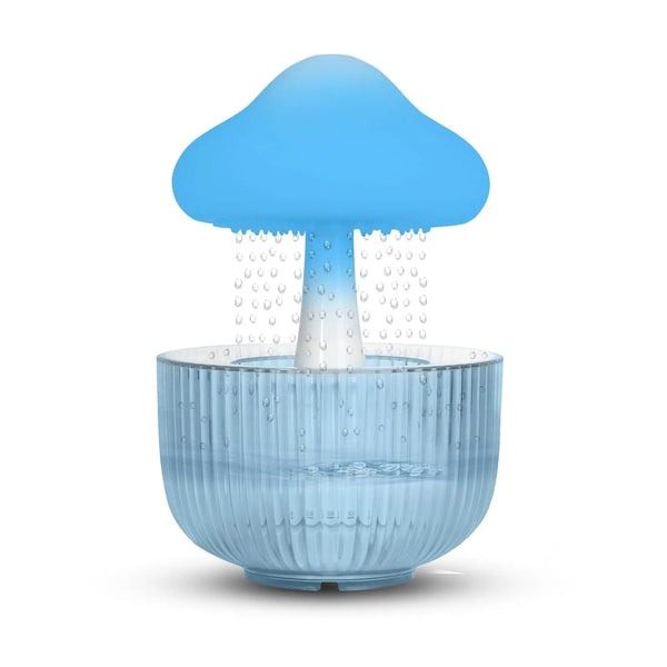 Jellyfish Raindrop Humidifier with Ultrasonic Atomization & Seven-Color Ambience Light – Cloud Rain Aroma Diffuser for Home Decor - Ajhiza  