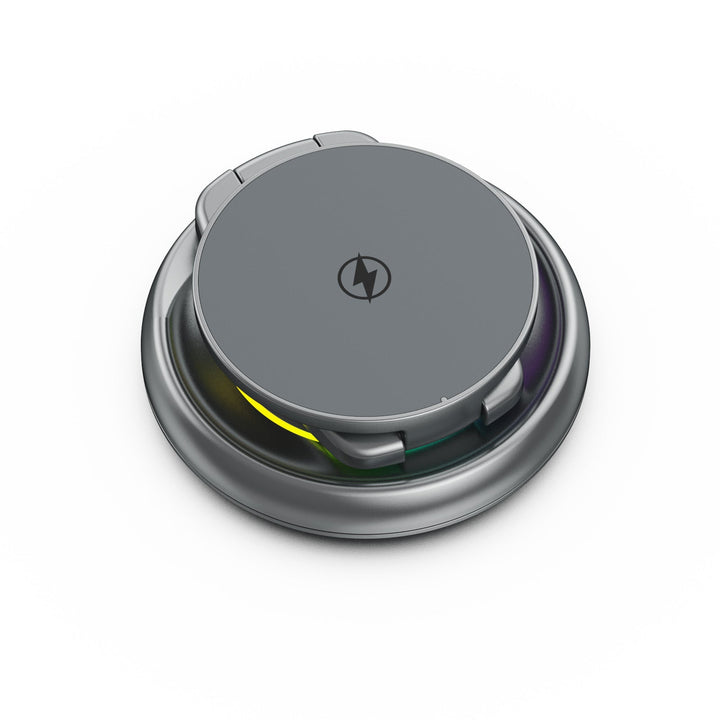 Metal 3 In 1 Wireless Rotatable Charger Bracket - Ajhiza  