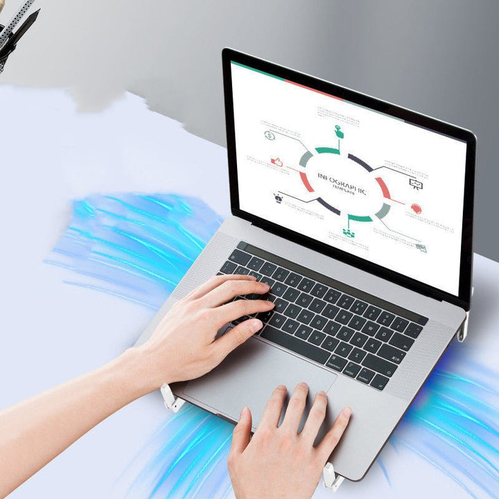 Portable Slim Smart Laptop Cooling Pad USB 3 Fans Gaming Laptop Cooler Fan - Ajhiza  