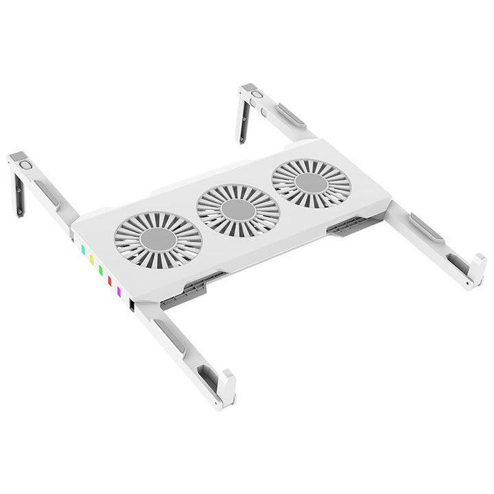 Portable Slim Smart Laptop Cooling Pad USB 3 Fans Gaming Laptop Cooler Fan - Ajhiza  
