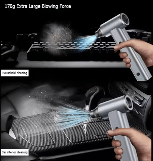 Vacuum Air Blower – Powerful Air Blower for Cleaning, Dusting, and Quick Drying - Ajhiza  